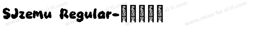 SJzemu Regular字体转换